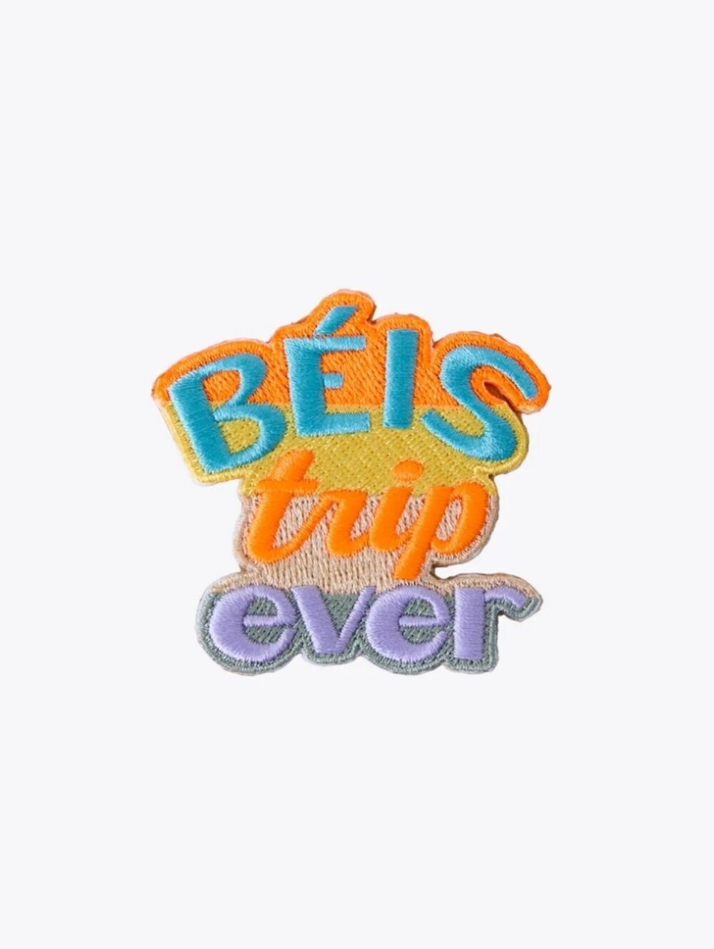 BEIS Multicolor 'Beis Trip Ever' Embroidered Patch